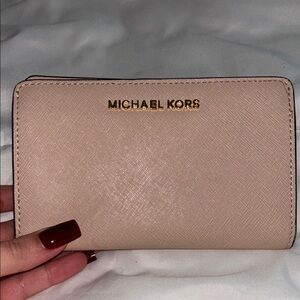 Michael Kors light blush pink wallet
